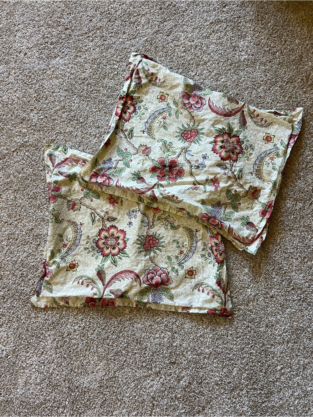 Lauren Ralph Lauren 100% Cotton Floral Paisley Standard Pillow Shams Set Yellow